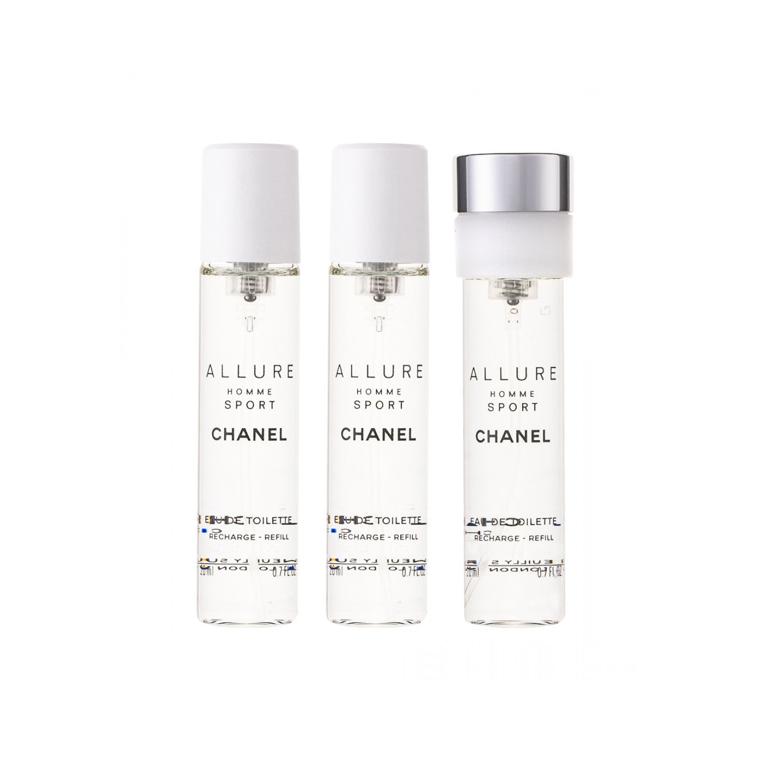 Chanel Allure Homme Sport Eau de Toilette 3 x 20 ml Nachfüllpackung
