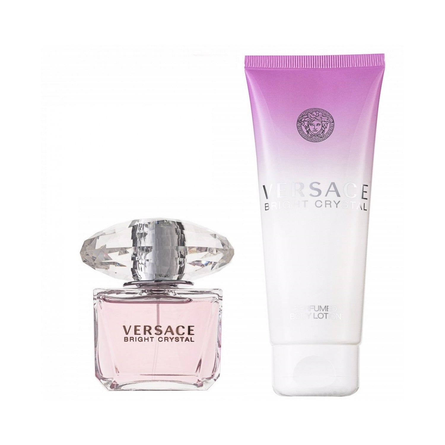 Versace Bright Crystal Eau de Toilette Set 90 ml + 100 ml Körperlotion