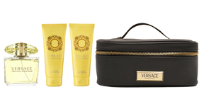 Versace Yellow Diamond Eau de Toilette Set 90 ml + 100 ml Duschgel + 100 ml Körperlotion + 1 St. Kosmetiktasche