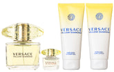 Versace Yellow Diamond Eau de Toilette Set 90 ml + 5 ml + 100 ml Körperlotion + 100 ml Duschgel 