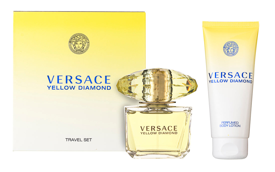 Versace Yellow Diamond Eau de Toilette Set 90 ml + 100 ml Körperlotion