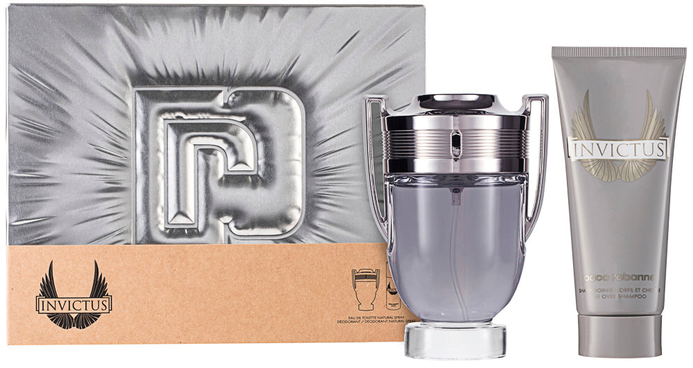 Paco Rabanne Invictus Eau de Toilette Set 100 ml + 100 ml Duschgel