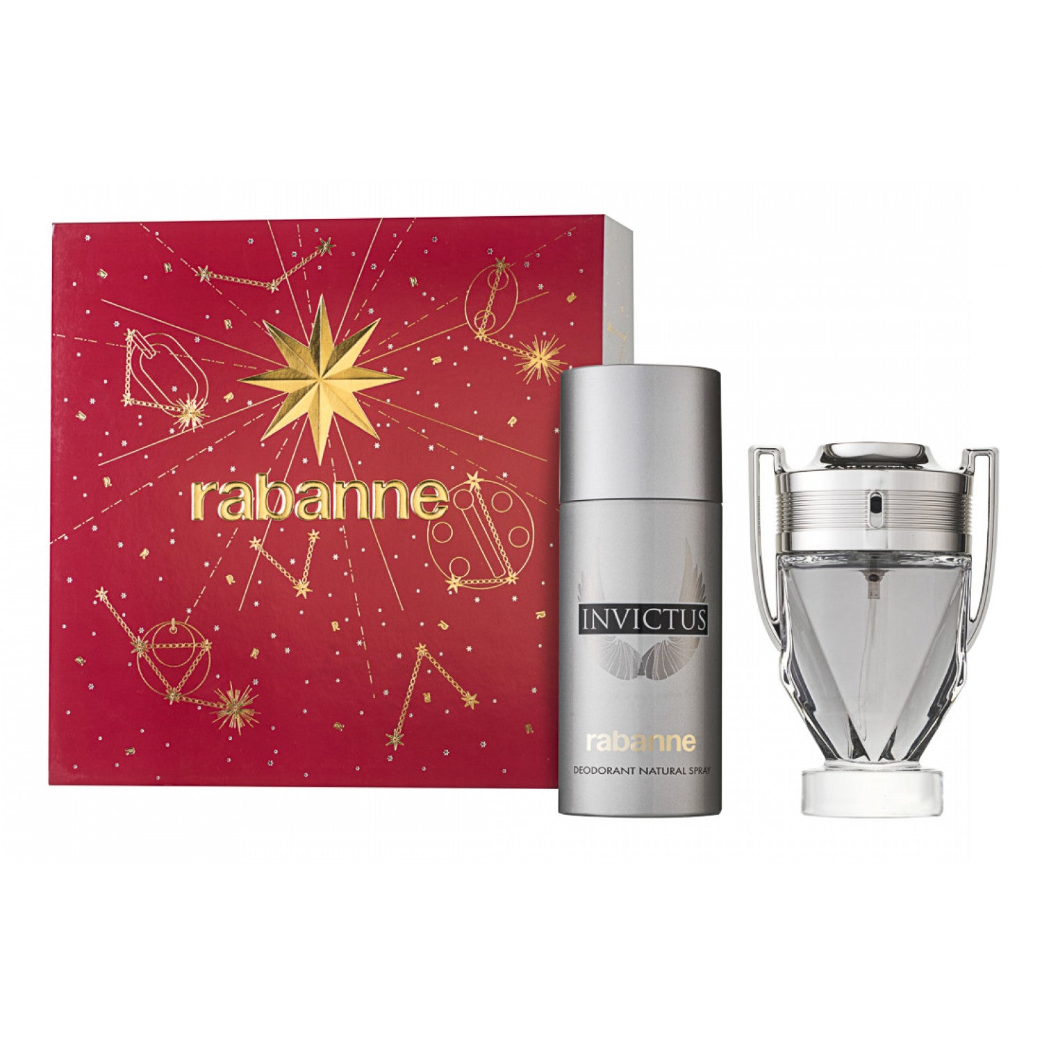 Rabanne Invictus Eau de Toilette Set 100 ml + 150 ml Deodorant Spray
