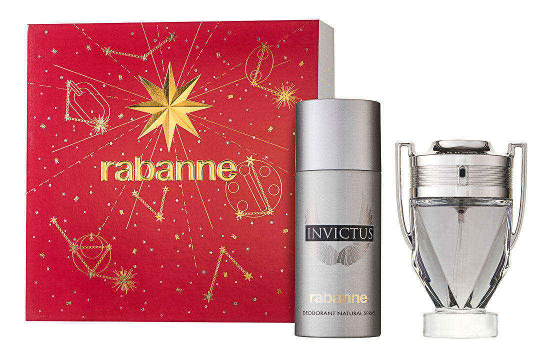 Rabanne Invictus Eau de Toilette Set 100 ml + 150 ml Deodorant Spray