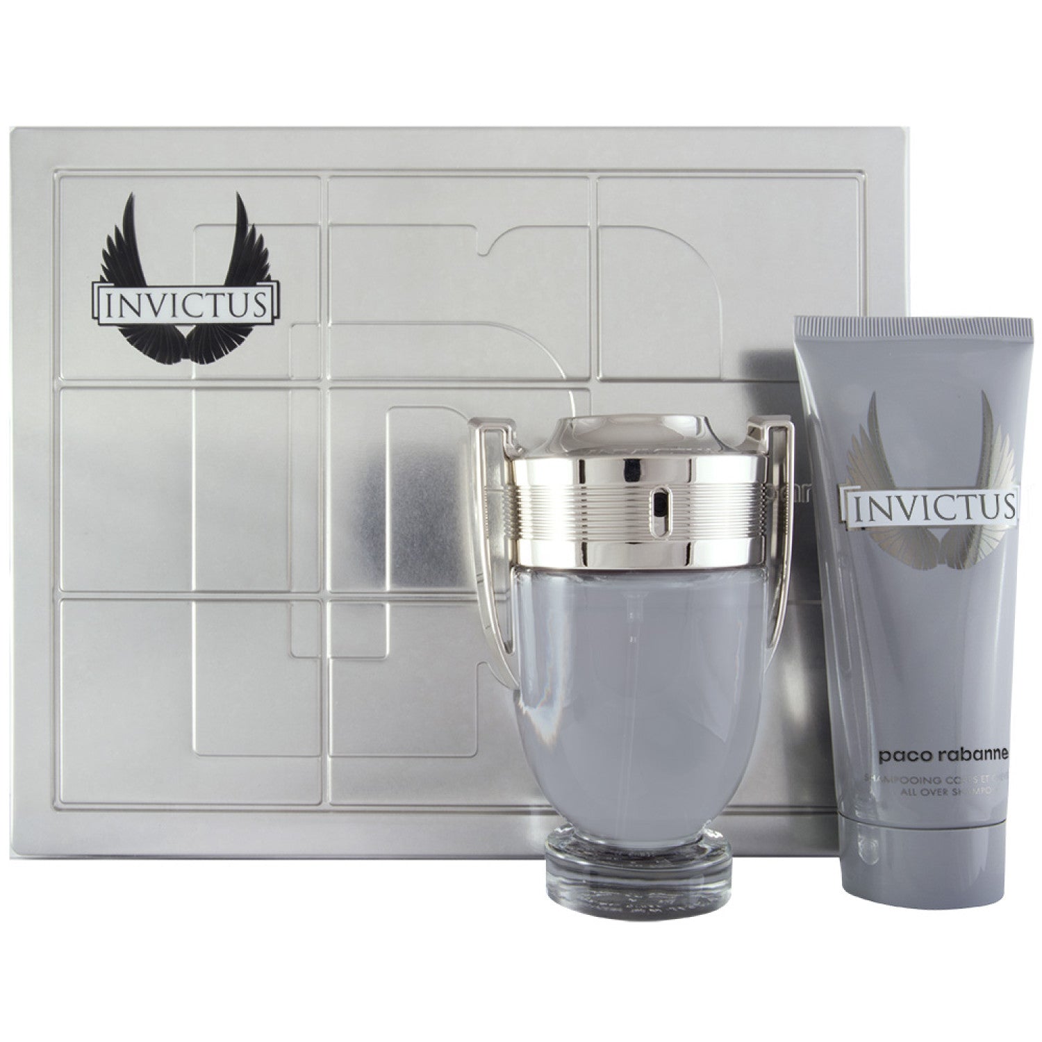 Rabanne Invictus Eau de Toilette Set 100 ml + 100 ml Duschgel
