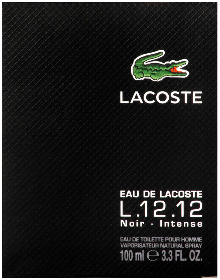 Lacoste Eau de Lacoste L.12.12. Noir Eau de Toilette 100 ml