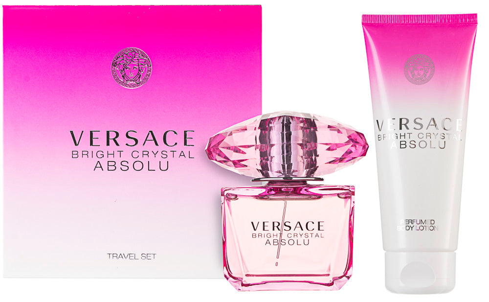 Versace Bright Crystal Absolu Eau de Parfum Set 90 ml + 100 ml Körperlotion