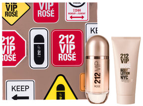Carolina Herrera 212 VIP Rose Eau de Parfum Set 80 ml + 100 ml Körperlotion