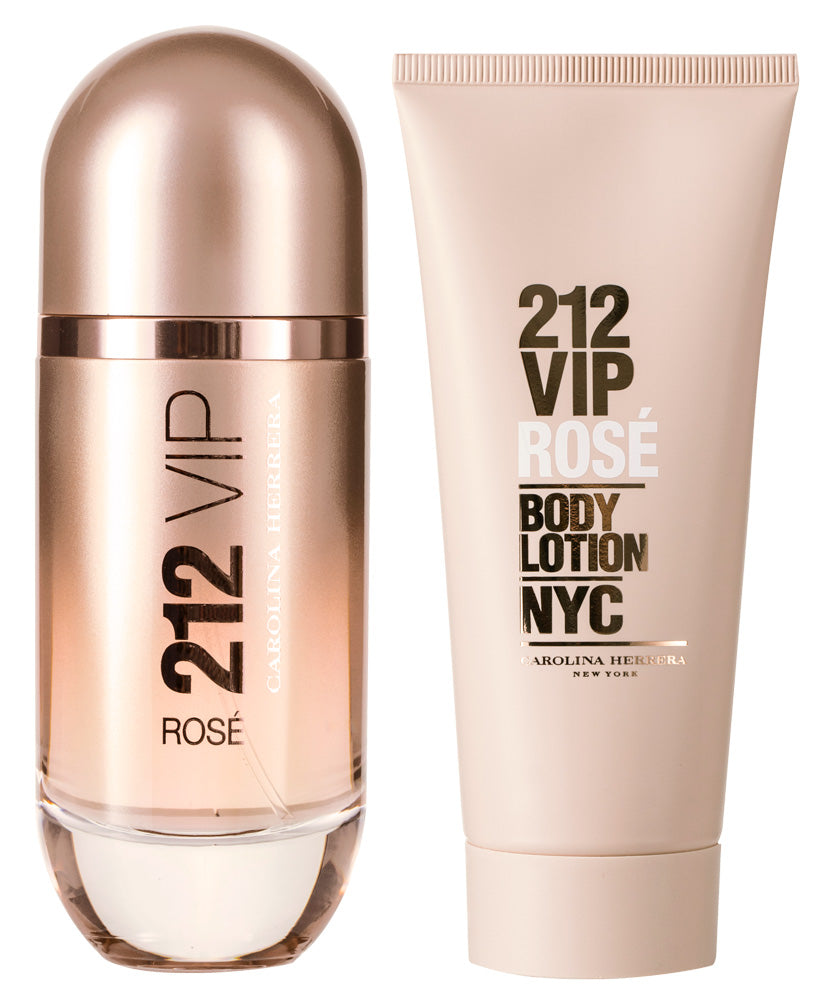 Carolina Herrera 212 VIP Rose Eau de Parfum Set 80 ml + 100 ml Körperlotion + 10 ml