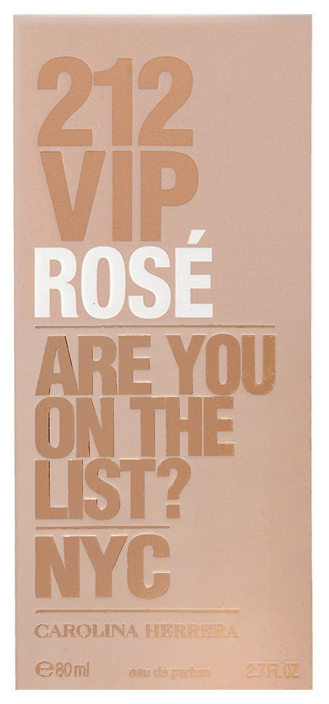 Carolina Herrera 212 VIP Rose Eau de Parfum 80 ml