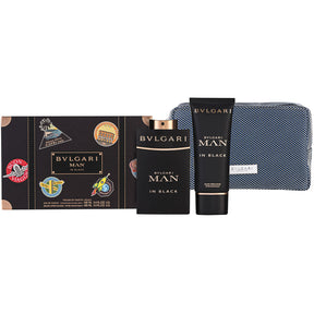 Bvlgari Man In Black Eau de Parfum Set 100 ml + 100 ml Aftershave Balm + Tasche