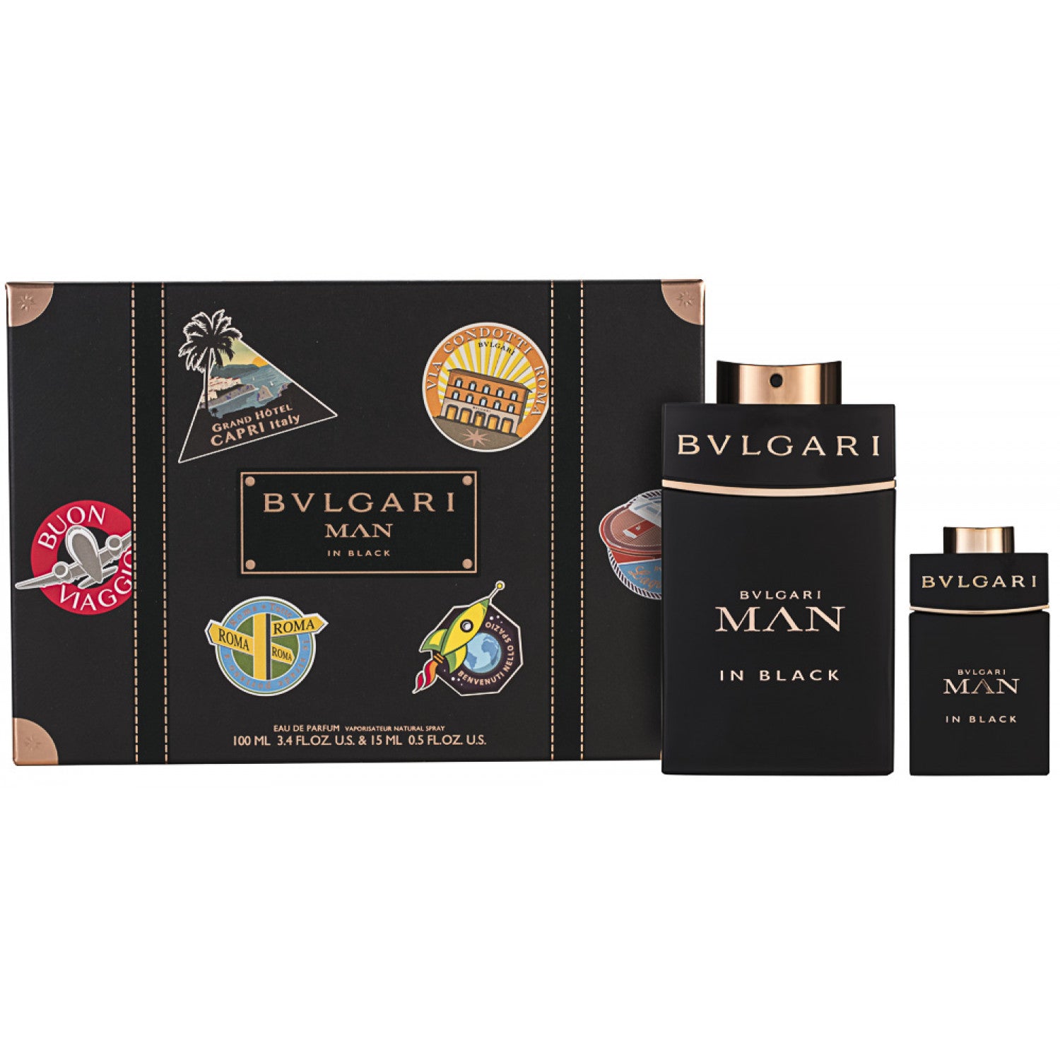 Bvlgari Man In Black Eau de Parfum Set 100 ml + 15 ml