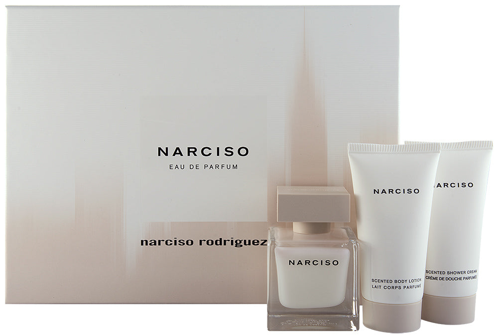 Narciso Rodriguez Narciso EDP Geschenkset EDT 50 + 50 ml Körperlotion + 50 ml Duschgel