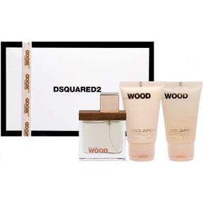 Dsquared2 She Wood EDP Geschenkset  EDP 30 ml + 30 ml Duschgel + 30 ml Körperlotion