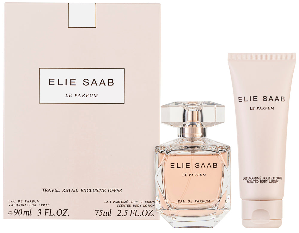 Elie Saab Le Parfum EDP Geschenkset  EDP 90 + EDP 10 ml + 75 ml Körperlotion
