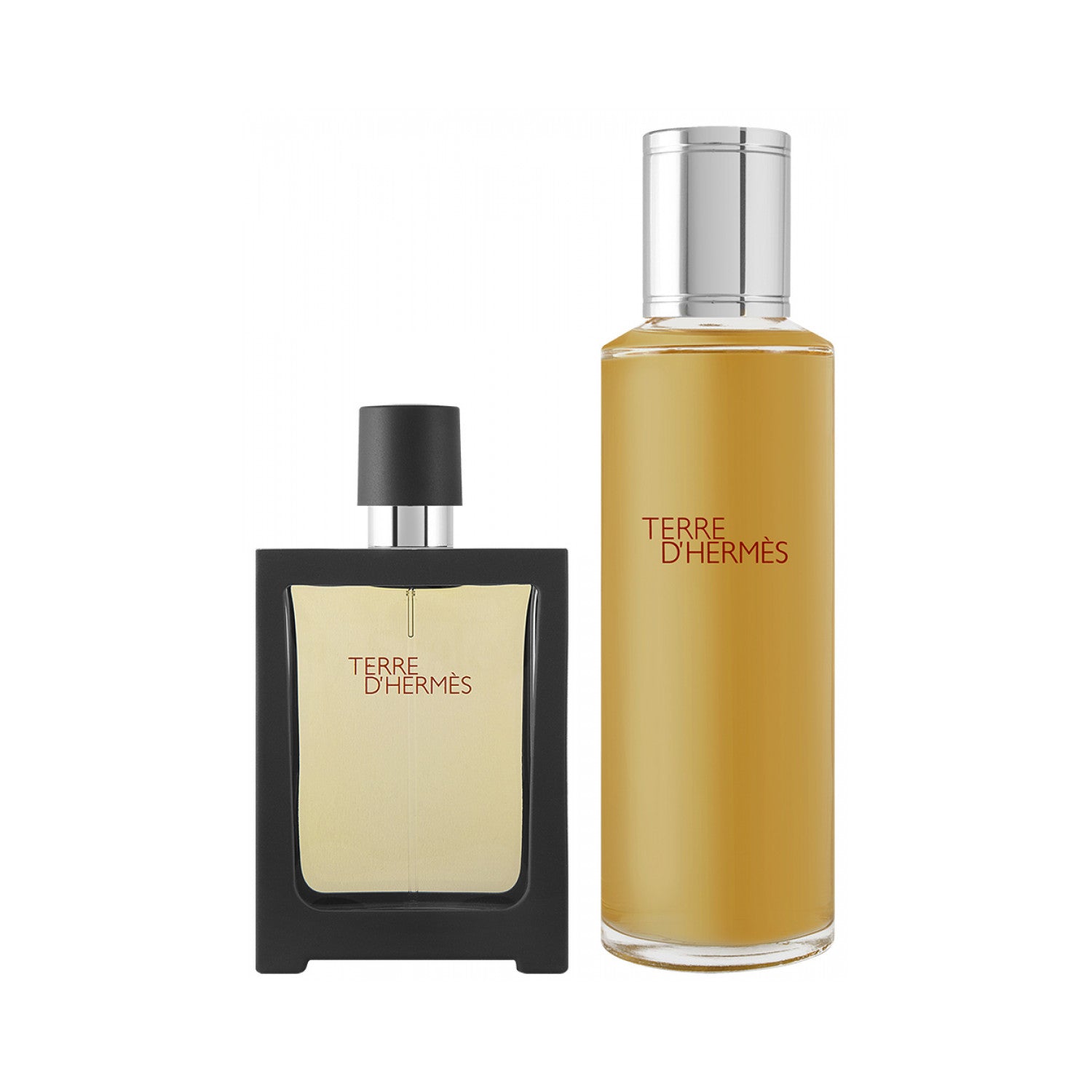Hermès Terre d`Hermès Parfum Set 125 ml Nachfüllung + 30 ml Nachfüllbar