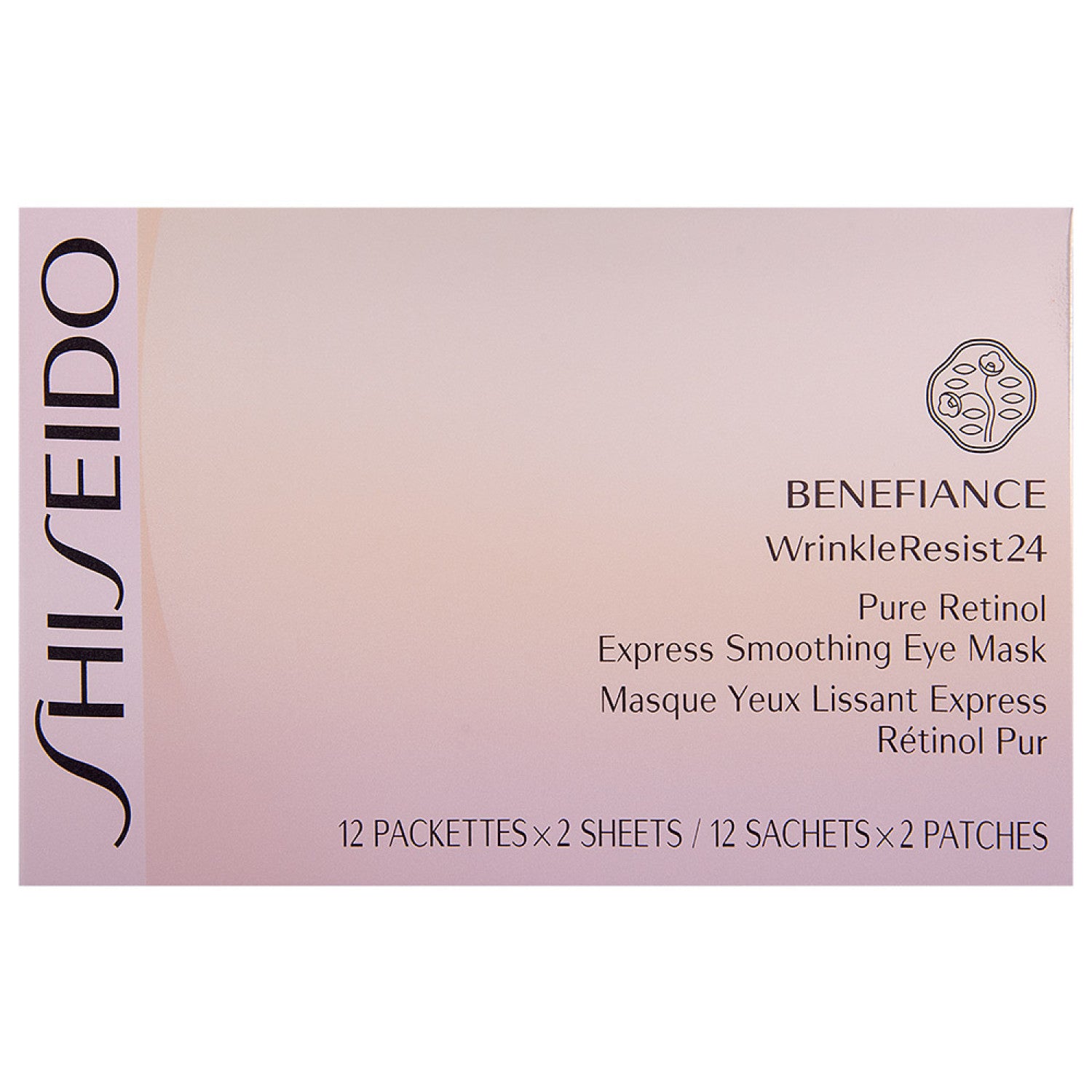 Shiseido Benefiance Wrinkle Resist 24 Pure Retinol Express Smoothing Eye Mask 12 Stück