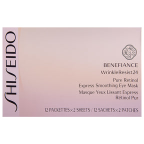 Shiseido Benefiance Wrinkle Resist 24 Pure Retinol Express Smoothing Eye Mask 12 Stück