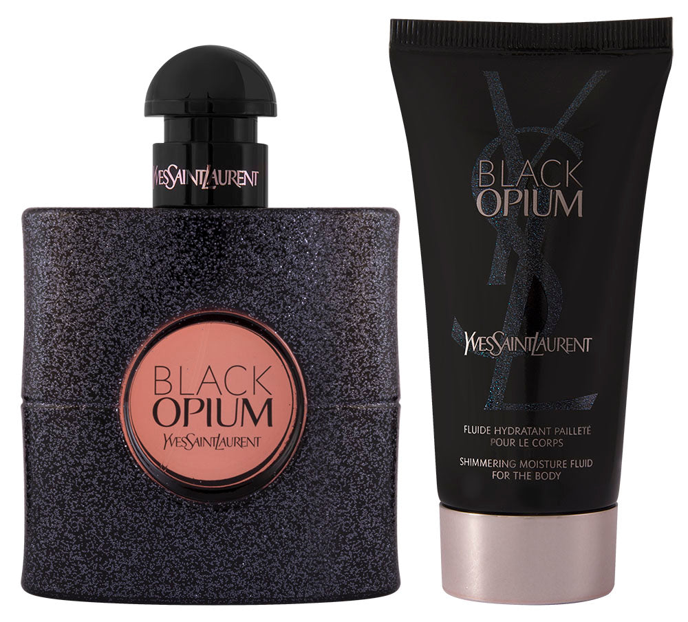 Yves Saint Laurent Black Opium Eau de Parfum  Set 50 ml + 2 x 50 ml KörperLotion 