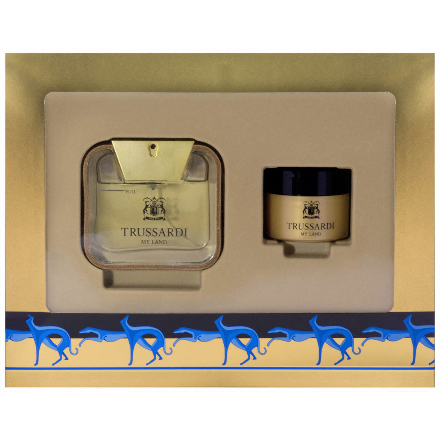 Trussardi My Land EDT Geschenkset  EDT 50 ml + 30 ml Shaving Gel