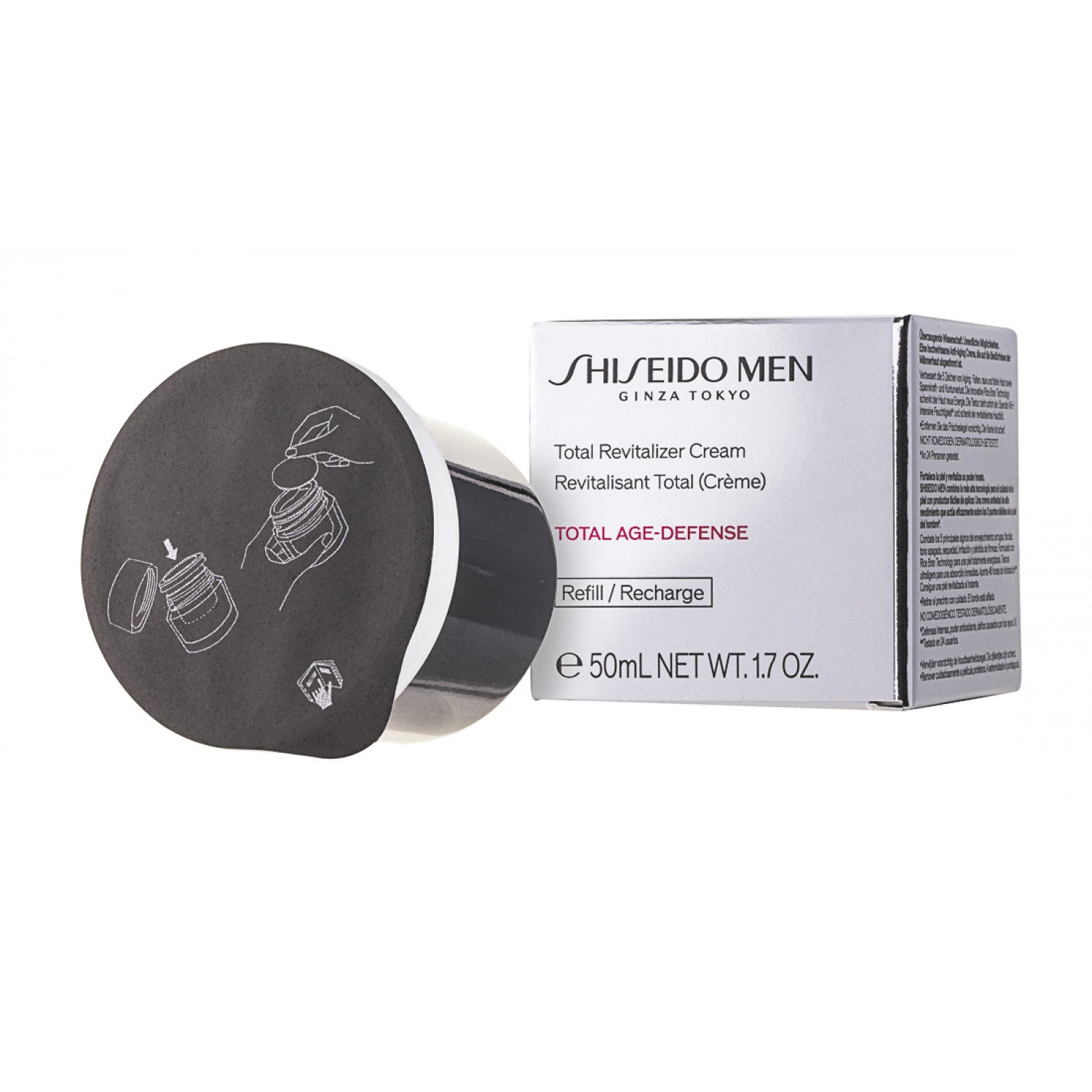 Shiseido Men Total Revitalizer Gesichtscreme 50 ml / Nachfüllpackung