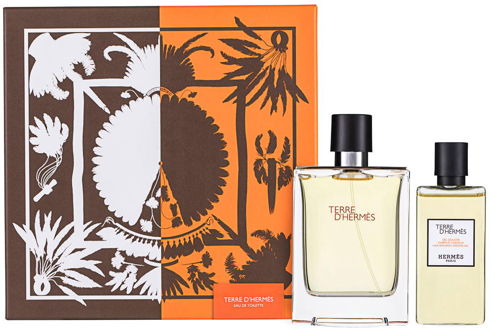 Hermès Terre d`Hermès Pour Homme EDT Geschenkset EDT 100 ml + 80 ml Duschgel