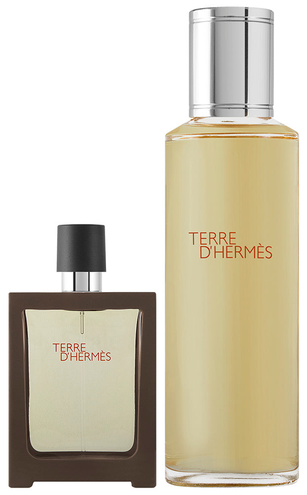 Hermès Terre d`Hermès Pour Homme EDT Geschenkset EDT 125 ml Nachfüllung + EDT 30 ml Nachfüllbar