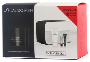 Shiseido Men Skin Empowering Cream 50 ml + 30 ml Cleansing Foam + 5 ml Power Infusing Concentare + 5 ml Total Revitalizer Eye