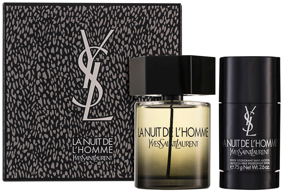 Yves Saint Laurent La Nuit De L`Homme EDT Geschenkset EDT 100 ml + 75 ml Deodorant Stick