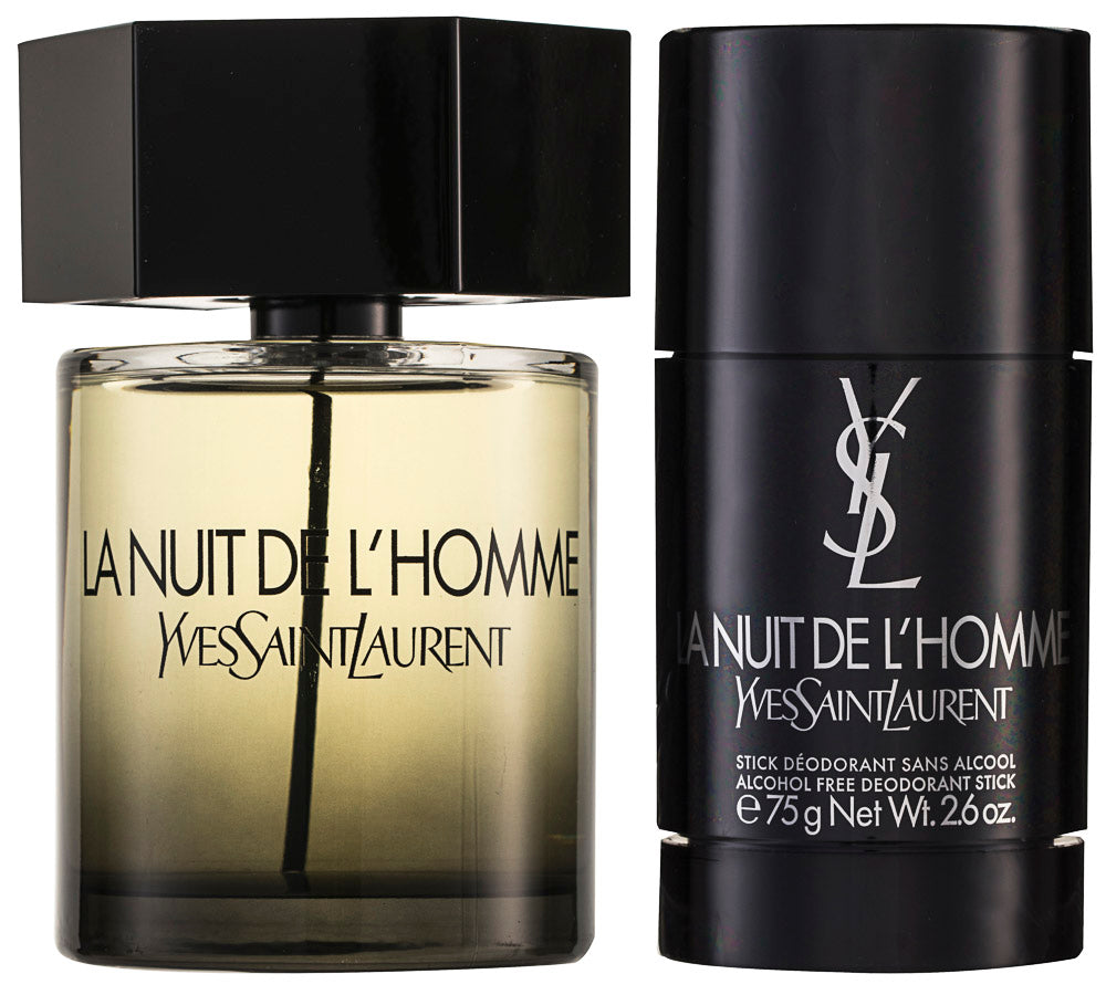 Yves Saint Laurent La Nuit De L`Homme EDT Geschenkset EDT 100 ml + 75 ml Deodorant Stick