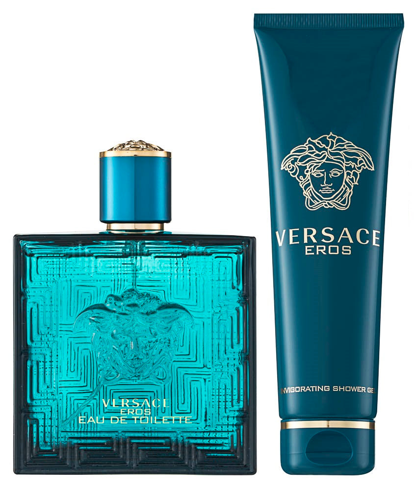 Versace Eros Pour Homme EDT Geschenkset EDT 50 ml + 100 ml Duschgel