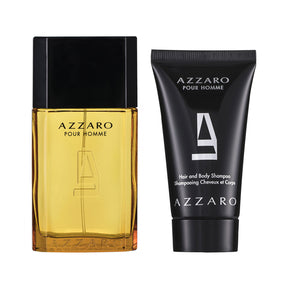 Azzaro Pour Homme EDT Geschenkset EDT 50 ml + 50 ml Hair and Body Shampoo + Bag