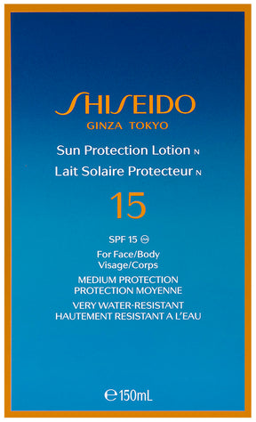 Shiseido Sun Protection Lotion Sonnenlotion SPF 15  150 ml