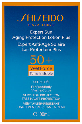 Shiseido Expert Sun Aging Protection Lotion Plus WetForce SPF 50+ 100 ml