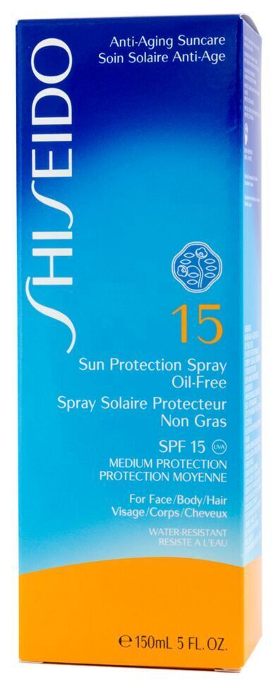 Shiseido Sun Protection Spray Oil-Free SPF 15  150 ml