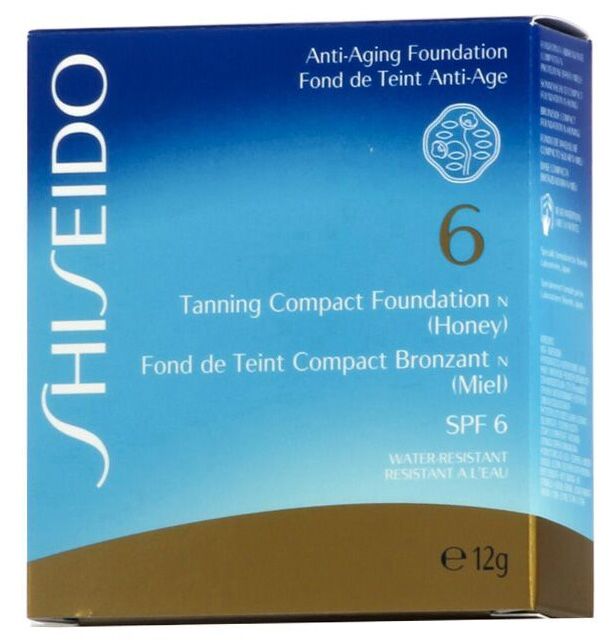 Shiseido Tanning Compact Foundation Grundierungscreme SPF 6  Honey / 12 g