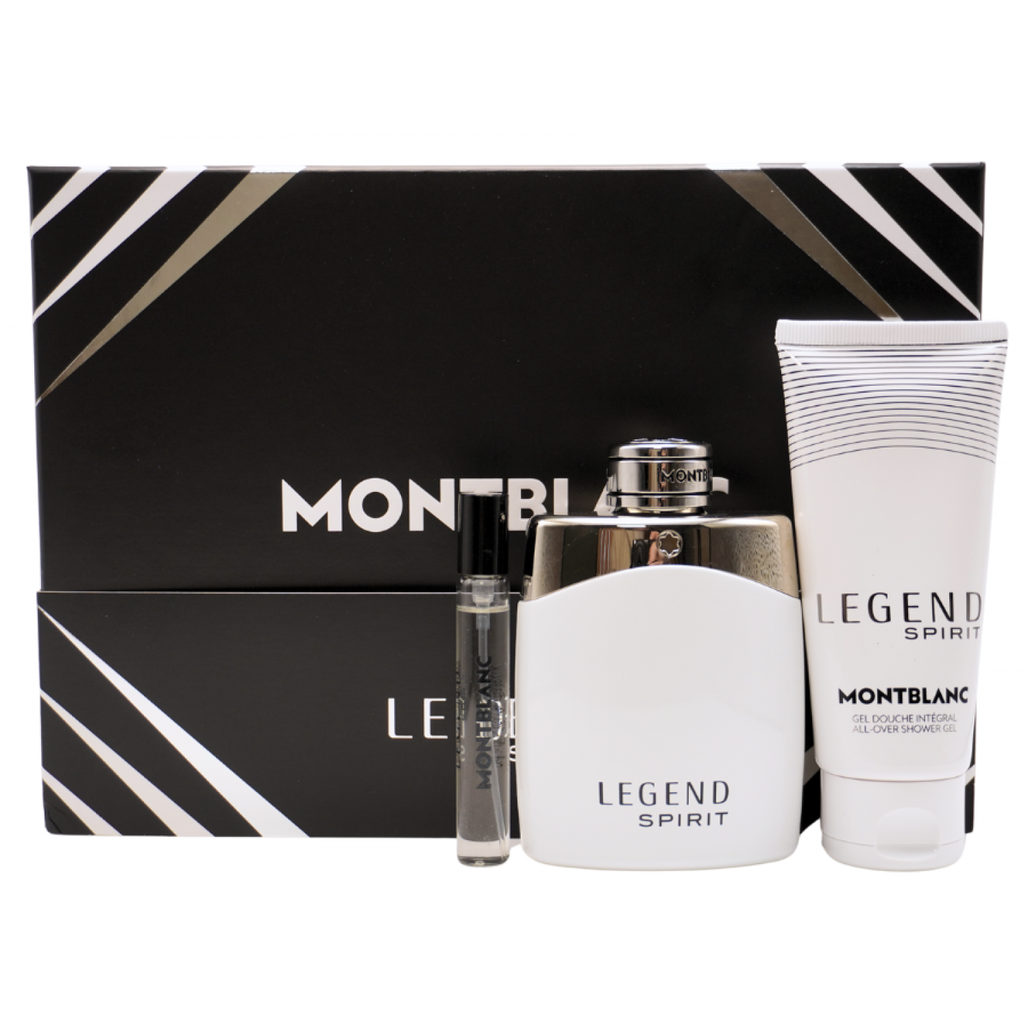 Montblanc Legend Spirit Eau de Toilette  Set 100 ml + EDT 7.5 ml + 100 ml Duschgel