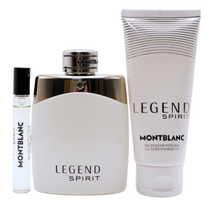 Montblanc Legend Spirit Eau de Toilette  Set 100 ml + EDT 7.5 ml + 100 ml Duschgel
