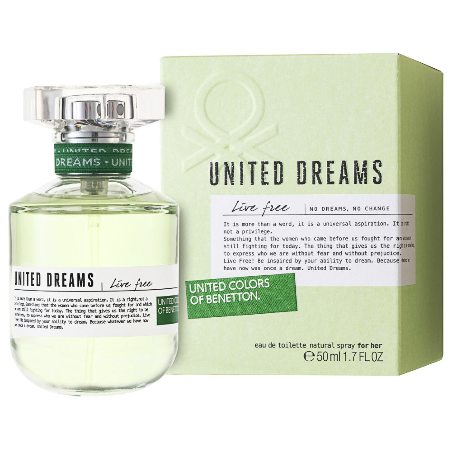 Benetton United Dreams Live Free Eau de Toilette 50 ml