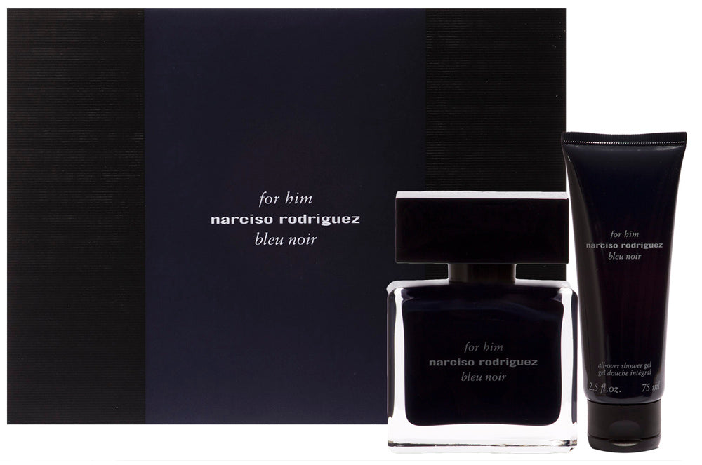 Narciso Rodriguez for Him Bleu Noir EDT Geschenkset EDT 50 ml + 75 ml Duschgel