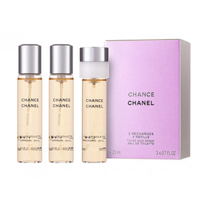 Chanel Chance Eau de Toilette 3 x 20 ml Nachfüllpackung