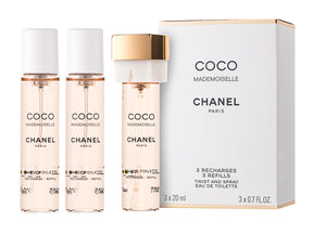 Chanel Coco Mademoiselle Eau de Toilette 1 х 20 ml + 2 x 20 ml Nachfüllpackung