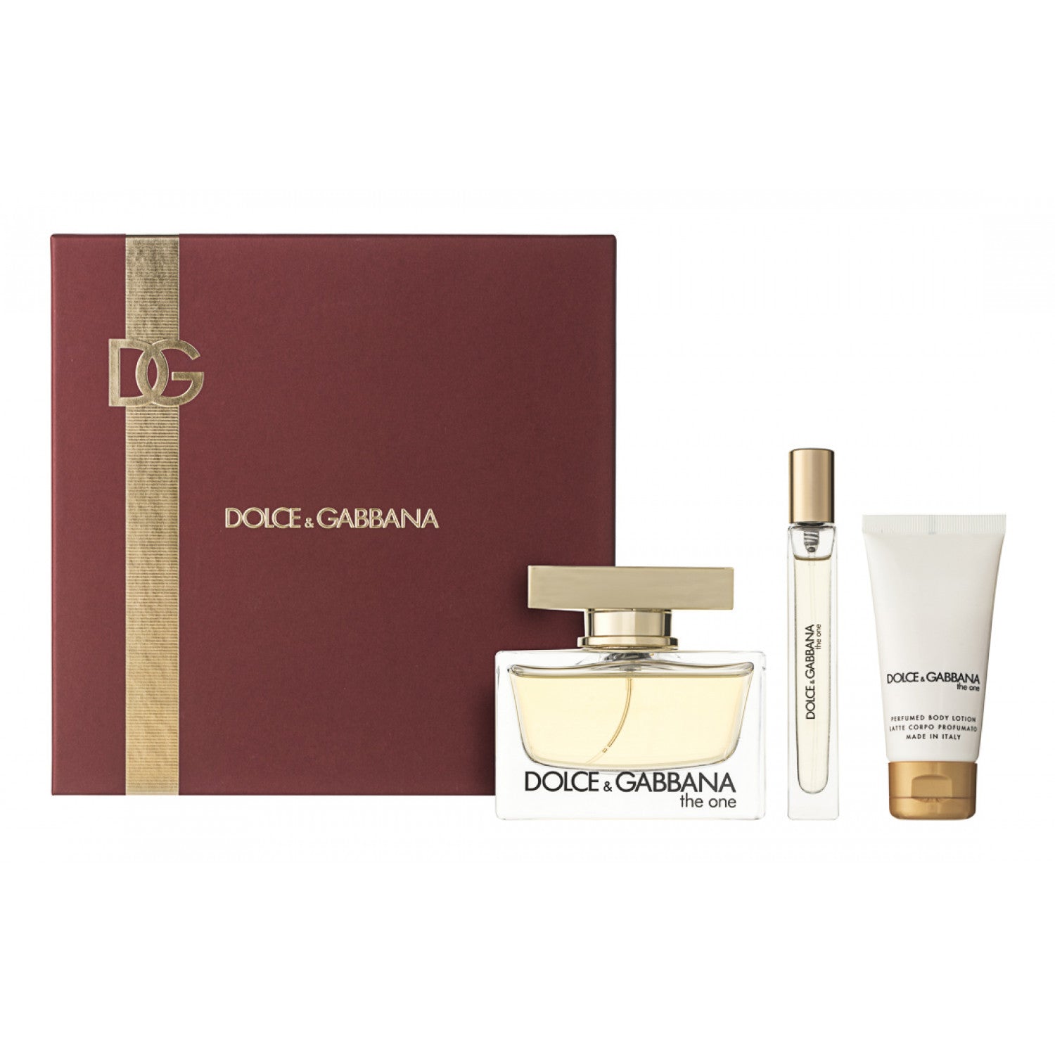 Dolce & Gabbana The One Eau de Parfum Set 75 ml + 10 ml + 50 ml Körperlotion