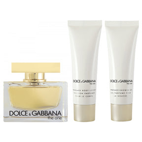Dolce & Gabbana The One Eau de Parfum Set 75 ml + 50 ml Körperlotion + 50 ml Duschgel