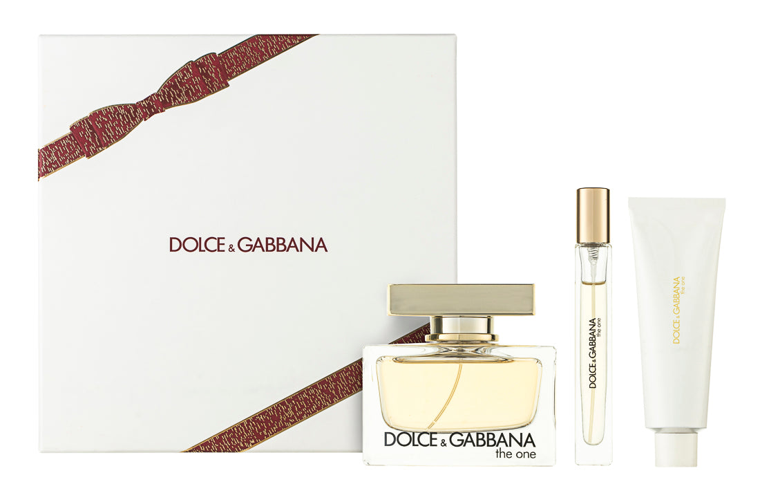 Dolce & Gabbana The One Eau de Parfum Set 75 ml + 10 ml + 50 ml Körperlotion