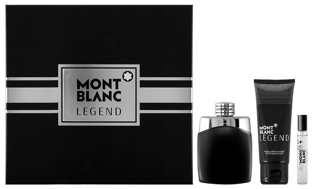 Montblanc Legend Eau de Toilette  Set 100 ml + 7.5 ml + 100 ml Aftershave Balm