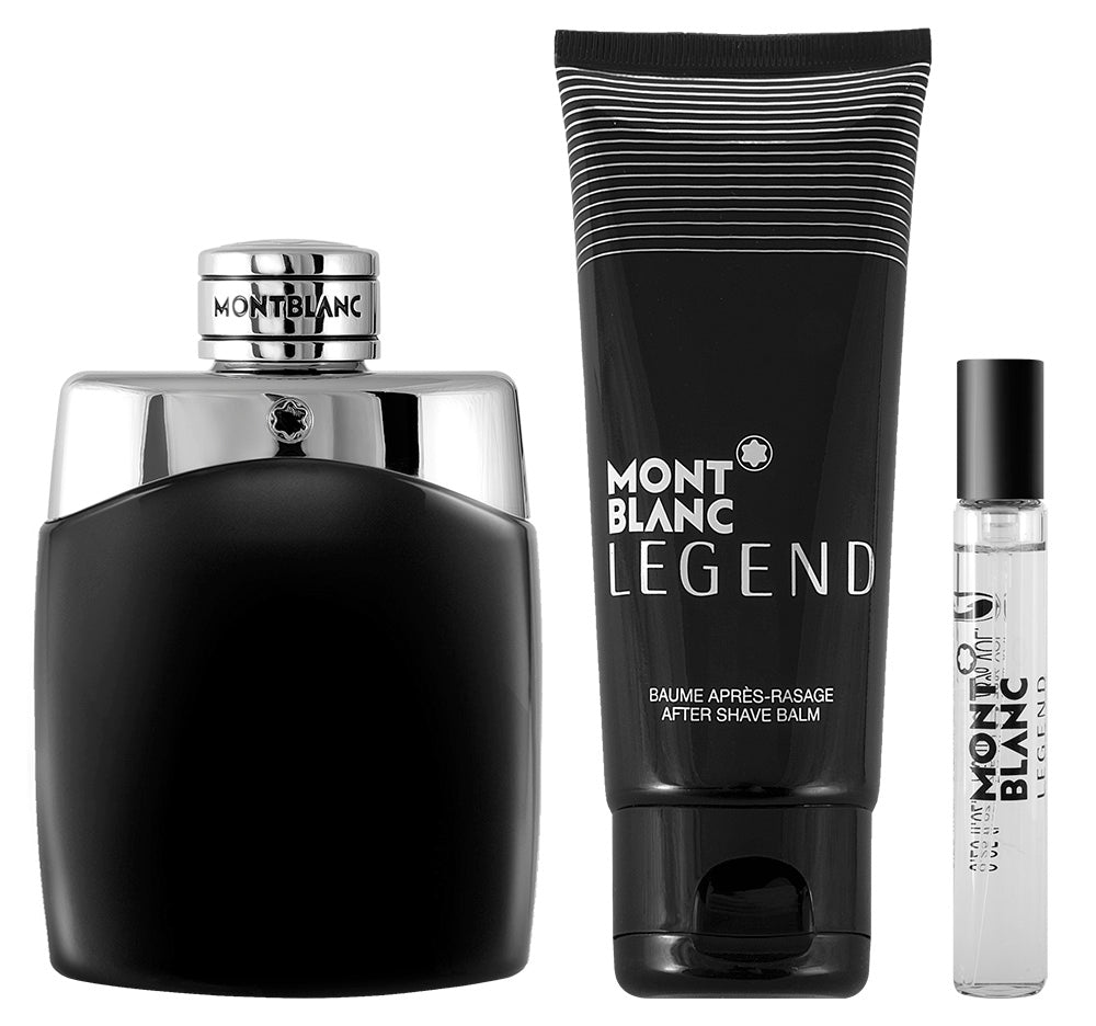 Montblanc Legend Eau de Toilette  Set 100 ml + 7.5 ml + 100 ml Aftershave Balm