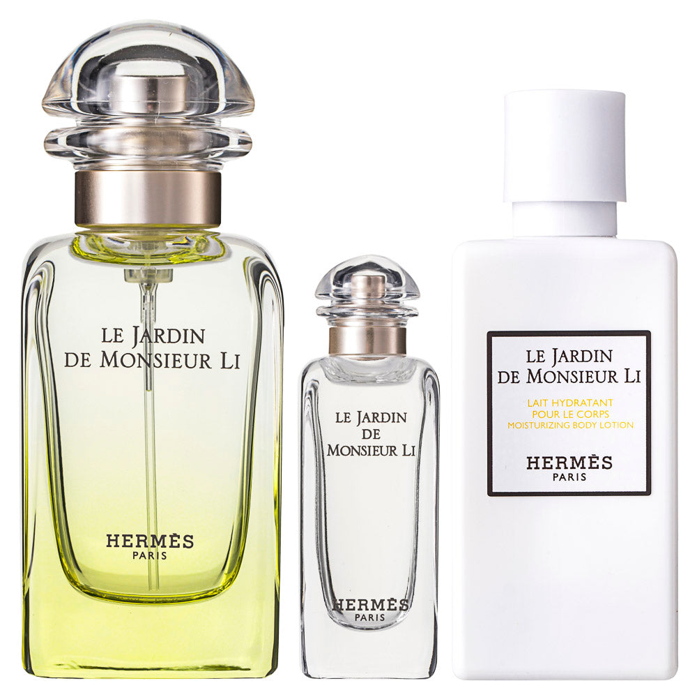 Hermès Le Jardin de Monsieur Li EDT Geschenkset EDT 50 ml + 40 ml Körperlotion + EDT 7.5 ml