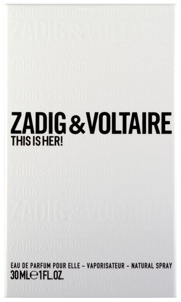 Zadig & Voltaire This is Her Eau de Parfum  30 ml