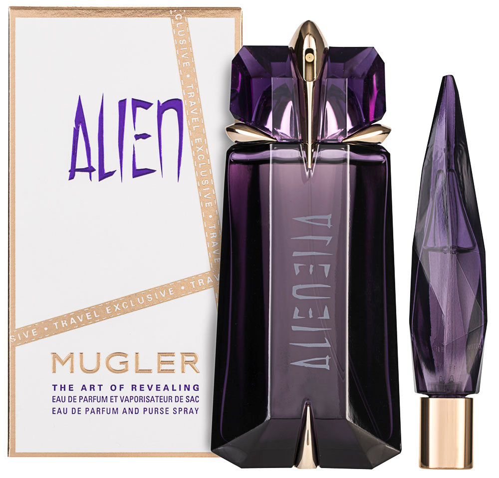Mugler Alien EDP Geschenkset  EDP 90 ml Nach­füll­bar + EDP 10 ml